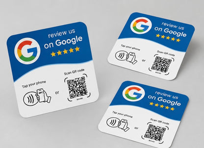 Carte NFC et QR code avis